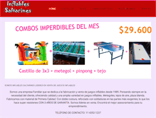 Tablet Screenshot of inflablessaltarines.com.ar